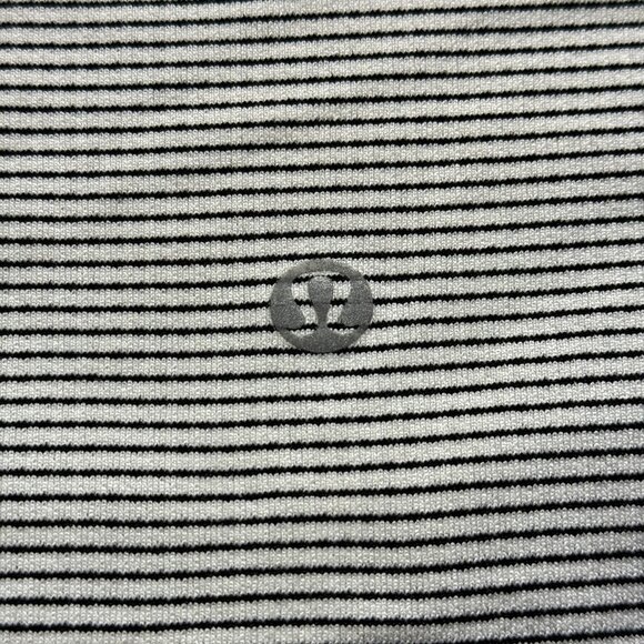Lululemon Women's Run: Swiftly Tech Long Sleeve Crew - Black/White Stripe - Picture 4 of 8